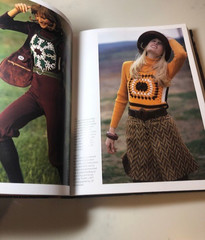 Fashion in the ’70s 1970 1970s hippy chic peasant retro disco punk book couture