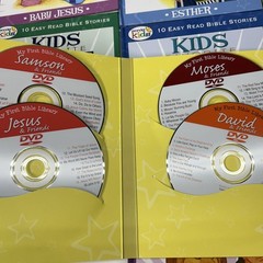 Wonder Kids My First Bible Library 10 Books 9 DVD Box Set