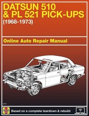 Datsun 510 521: ’68-’73 by Haynes Publishing (English) Paperback Book