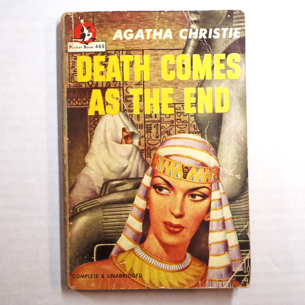 Agatha Cristie DEATH COMES AS THE END Pocket Book paperback 465 (1944) 224pp zp2