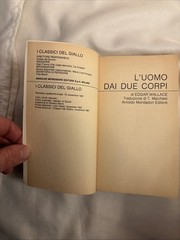 Classici del Giallo 386 – EDGAR WALLACE – L’UOMO DAI DUE CORPI