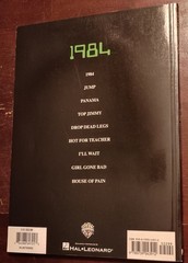Van Halen 1984 tab book rhythm and lead guitar lyrics
