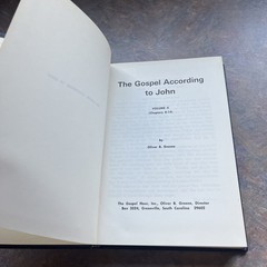 The Gospel According to John Vol II by Oliver B Greene 1st Edition (Hardcover)