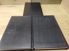 Lot Of 3 Agatha Christie Bantam Black Leatherette