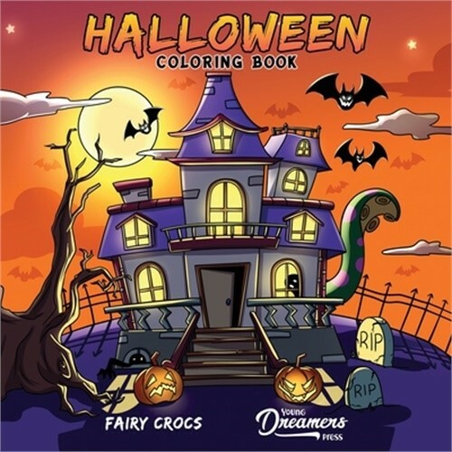 Halloween Coloring Book: For Kids Ages 4-8, 9-12 (Paperback or Softback)