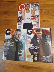 Justin Timberlake Magazine Lot GQ Sept 2004 & Aug 2006 / Q January 2004