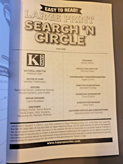 Lot of 2 Word-Search Large Print Puzzle Books-Kappa True Crime & Search & Circle
