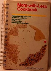 More-With-Less Cookbook : – Spiral-bound, by Doris Janzen Longacre – Very Good