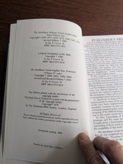 The Interlinear Hebrew-Greek-English Bible Four Volume Set