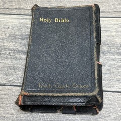 Holy Bible KJV With Helps Pronouncing Nelson 1930’s Black Face Type Color Maps