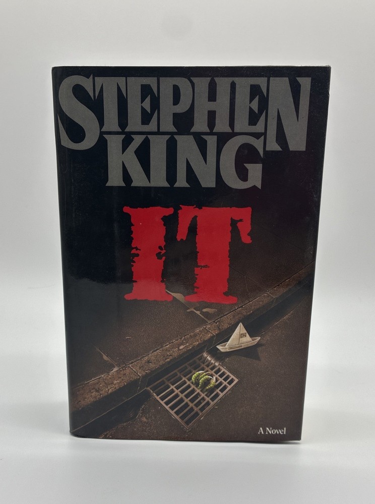 It Stephen King 1986 First Edition 1st Printing Hardcover Dust Jacket Vintage