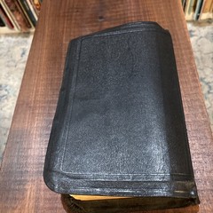 VTG 1973 Holy Bible New Analytical Edition Dickson KJV Moroccan Leather DAMAGED