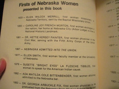 book Women of Nebraska Hall of Fame by Peggy Kelley 1976 Nebr History 112 pages