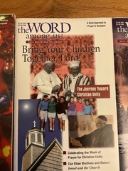 Lot of 9 The Word Among Us Daily Meditations 1998