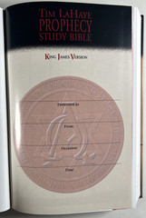 KJV Prophecy Study Bible Hardcover Tim LaHaye AMG Publishers Red Letter Like New