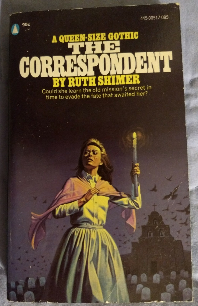 THE CORRESPONDENT by RUTH SHIMER=QUEEN-SIZE GOTHIC PB=EERIE HORROR/SINISTER EVIL