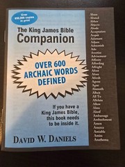 KJV KING JAMES BIBLE Companion | DAVID W DANIELS | 24pgs | 600 WORDS Dictionary