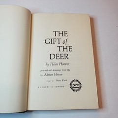 The Gift of the Deer Helen Hoover illustrated HC/DJ 1970 Borzoi Illustrated Ink