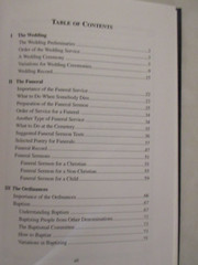 The New Ministers Manual by Paul W. Powell, 1996 HC, 104 pages