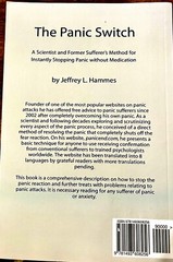 THE PANIC SWITCH: A SCIENTIST AND FORMER SUFFERER’S By Jeffrey L. Hammes – VG