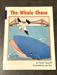 The Whale Chase by Karen Herzoff SRA Level B Phonics Decodable Reader Book 5