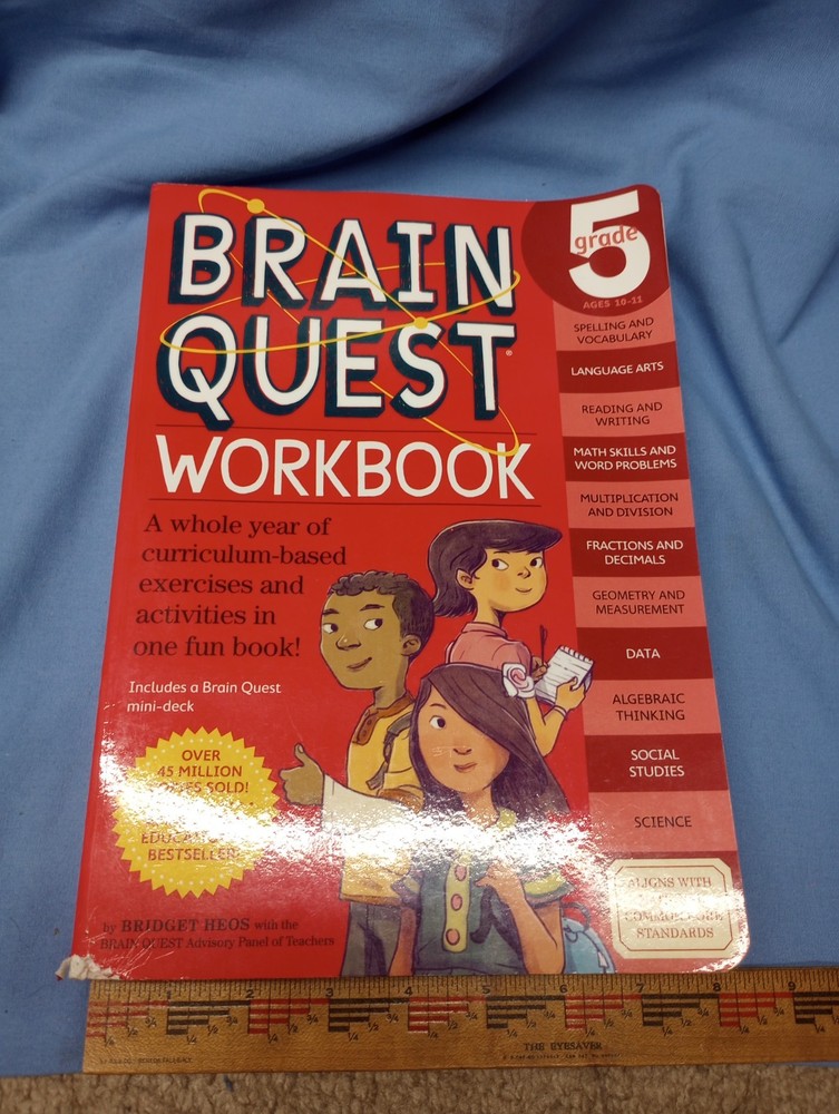 Brain Quest Workbook: Grade 5 – Paperback By Heos, Bridget New, not used