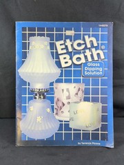 Etch Bath Glass Dipping Solution PB Book with Complete Instructions 26 Pages