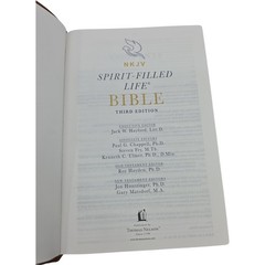 NKJV Spirit-Filled Life Bible Jack W. Hayford Leather Revised Third Edition
