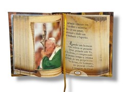 Joao Paulo II O Pensamento Vivo in Portuguese mini book hardcover 430pgs 2.6in