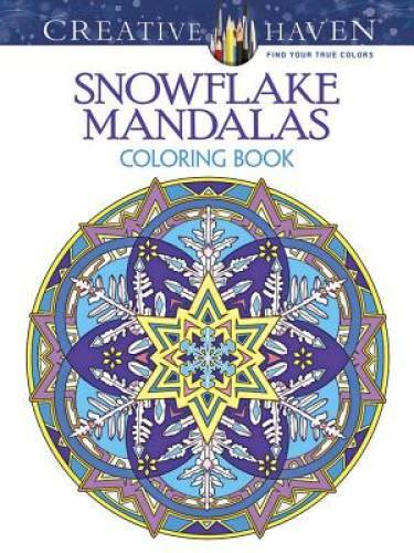 Creative Haven Snowflake Mandalas Coloring Book (Adult Coloring) – GOOD