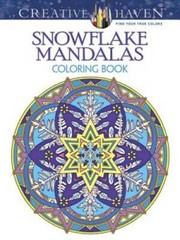 Creative Haven Snowflake Mandalas Coloring Book (Adult Coloring) – GOOD