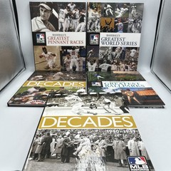 MLB’s Insiders Club Baseball’s Greatest Decades Lot of 11 Hardcover Books