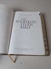 Holy Bible Scofield Study KJV Red Letter 2003 Indexed Oxford Burgundy Nice!