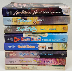 Lot of 8 Harlequin Historical Romance Paperback Books Novels Love Book Lot