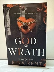 Rina Kent Rare God Of Wrath Paperback Black White Pages