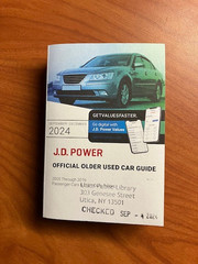 J. D. Power Official Older Used Car Guide Ex-library Choose Edition