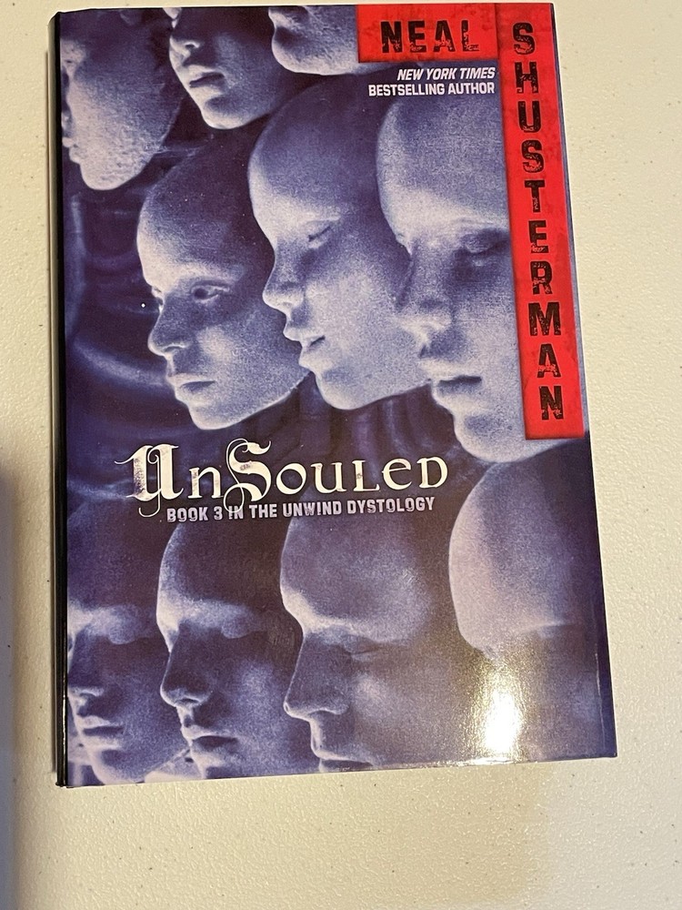 Neal Shusterman UNSOULED SIGNED 1ST Dust Jacket Hardcover Autograph Shp Discount