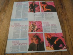 Special Edition Magazine 85 Duran Duran Giant Fold out Poster! A View To A Kill