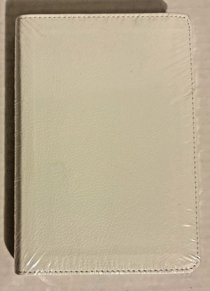 Legacy Standard Bible, LSB Compact Edition Steadfast Bibles white faux leather