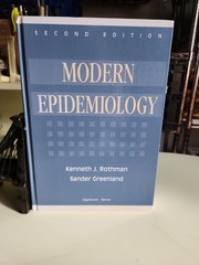 MODERN EPIDEMIOLOGY SECOND EDITION KENNETH J ROTHMAN EDUCATIONAL BOOK F3