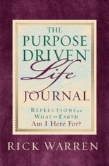 The Purpose Driven Life Journal – 0310803063, hardcover, Rick Warren