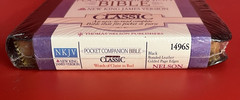 Nelson~Pocket Companion Bible~NKJV~Black Bonded Leather~Compact~Brand New