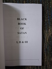Black Book Of Satan forward by Michael W. Ford Reprint Order of Nine Angles O9a
