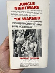 Dark of The Sun By Wilber A. Smith 1965 Paperback Signet T 3531