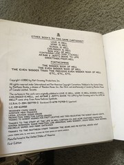 The Big Book of Hell, Matt Groening 1990 First Edition Hardcover Fast Shipping!