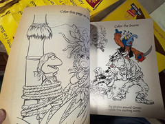 Lot of 103 Muppet Treasure Island Activity Fun Book McDonalds 1996 Happy Meal