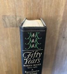 📚 Fadiman – FIFTY YEARS – Borzoi Books 1915-1965 Knopf 1st Edition