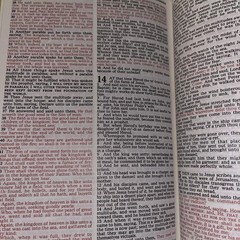 Holy Bible Concordance KJV Red Letter Edition 1973 Burgundy Word Aflame Press