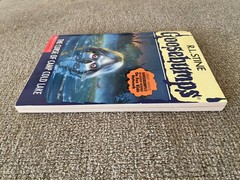 LN 1st print Goosebumps #56 The Curse of Camp Cold Lake w/att bookmark & cards