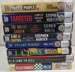 8 Large Print Mystery Thriller Ex-Library Novel Book Lot Candice Fox Johansen